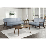 Carlson Blue Gray Loveseat