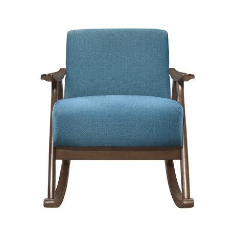 Waithe Blue Rocking Chair