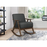Waithe Dark Gray Rocking Chair