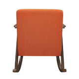 Waithe Orange Rocking Chair