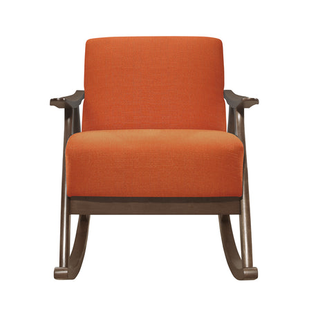 Waithe Orange Rocking Chair