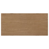 Sharon Brown Rectangular 84-Inch Wood Trestle Dining Table