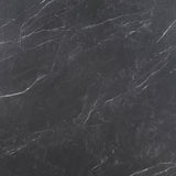 Camden Black Round 48-Inch Faux Marble Top Dining Table