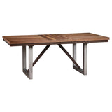Spring Creek Dining Table With Extension Leaf Natural Walnut