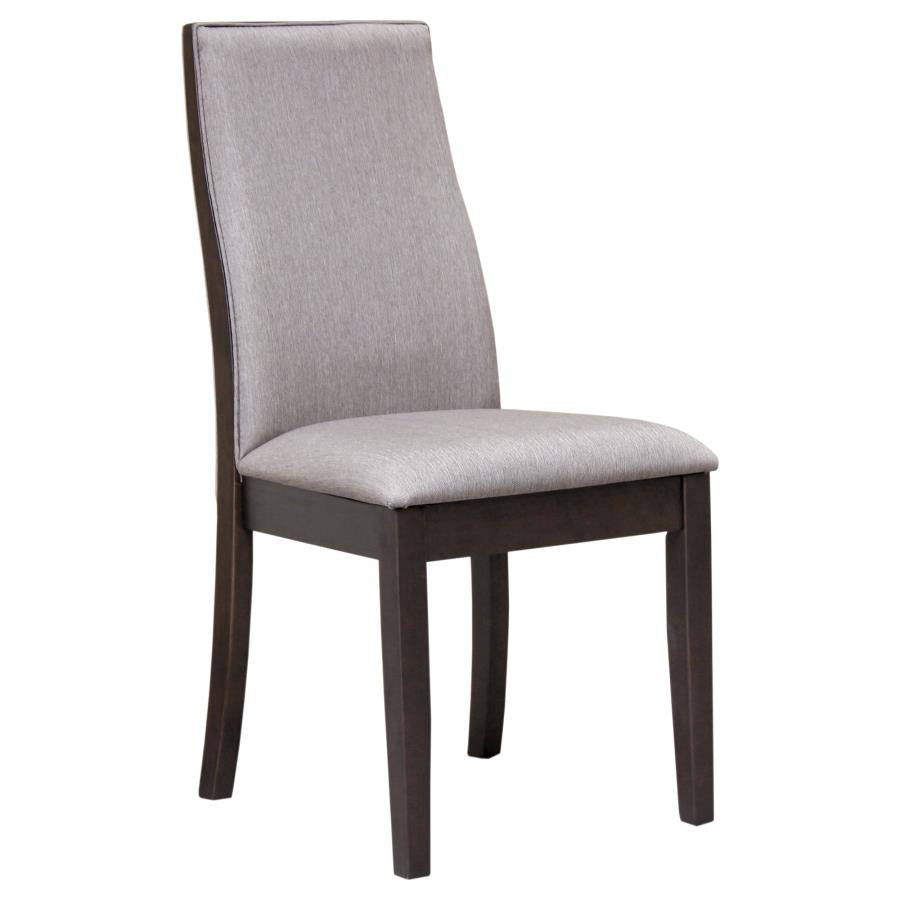 Spring Creek Upholstered Side Chairs Taupe (Set Of 2)