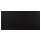 Parkins Rustic Espresso / Beige 5-Piece Rectangular Dining Table Set