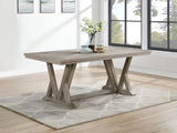 Cornelia Rectangular 82-inch Dining Table Coastal Grey