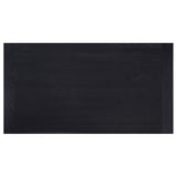 Newport Black 5-Piece Rectangular Trestle Dining Table Set