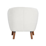 Cutler White Accent Chair