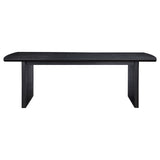 Brookmead 100-inch Extension Leaf Dining Table Black