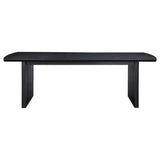 Brookmead 100-inch Extension Leaf Dining Table Black