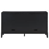 Brookmead 4-door Sideboard Buffet Storage Cabinet Black