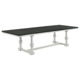 Aventine Vintage Charcoal 112-Inch Extension Dining Table
