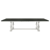 Aventine Vintage Charcoal 112-Inch Extension Dining Table