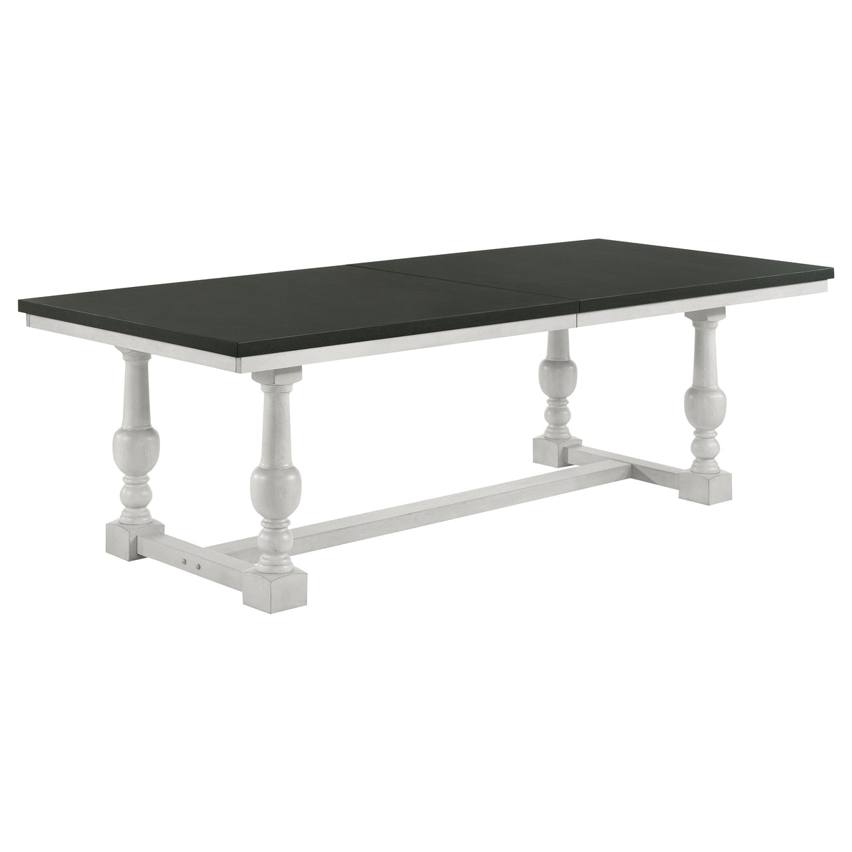 Aventine Vintage Charcoal 112-Inch Extension Dining Table
