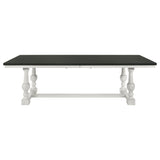Aventine Vintage Charcoal 112-Inch Extension Dining Table