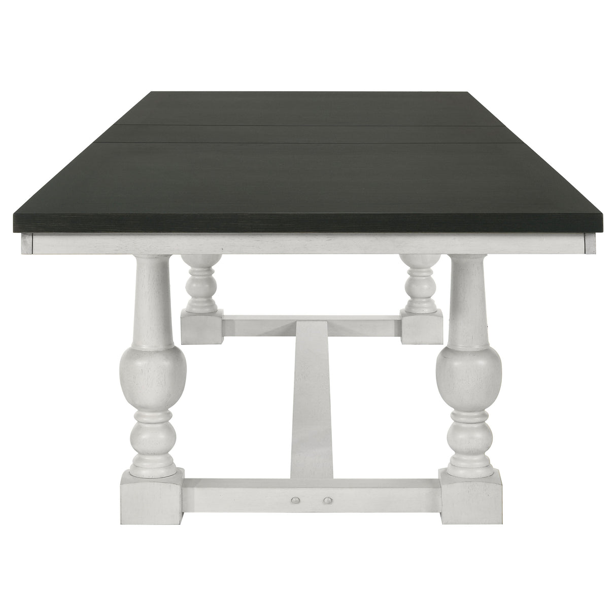 Aventine Vintage Charcoal 112-Inch Extension Dining Table