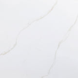 Tevlin White Marble Rectangular 79-Inch Top Dining Table