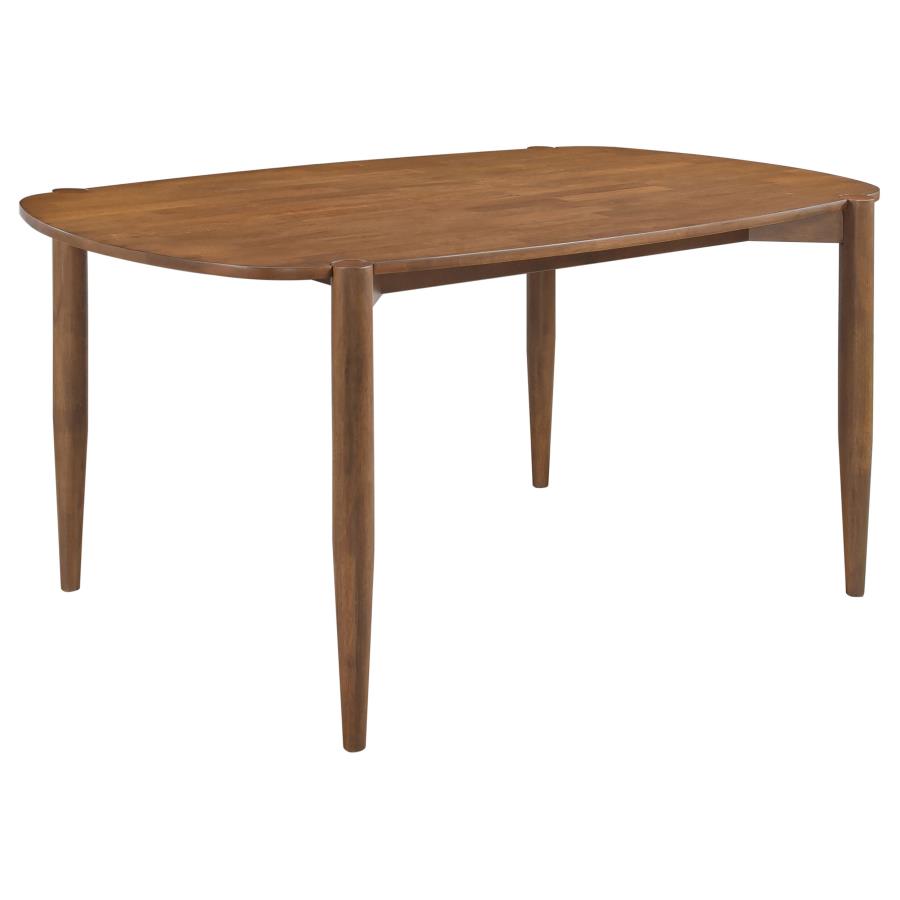 Dortch Oval 63-inch Solid Wood Dining Table Walnut