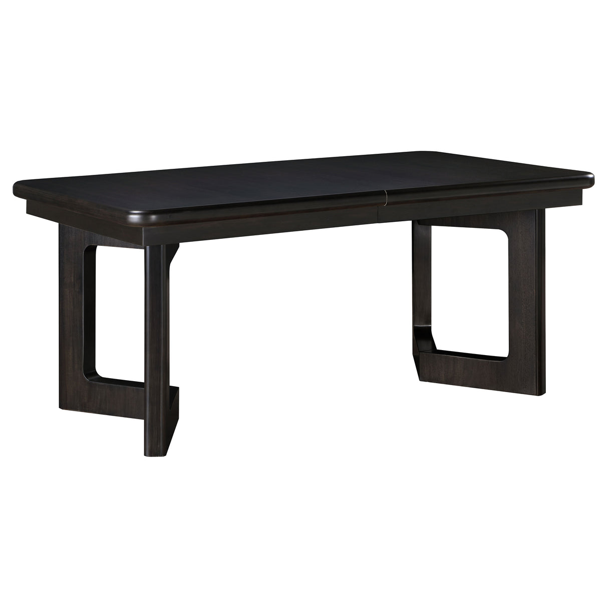 Hathaway Acacia Brown 84-Inch Extension Leaf Dining Table
