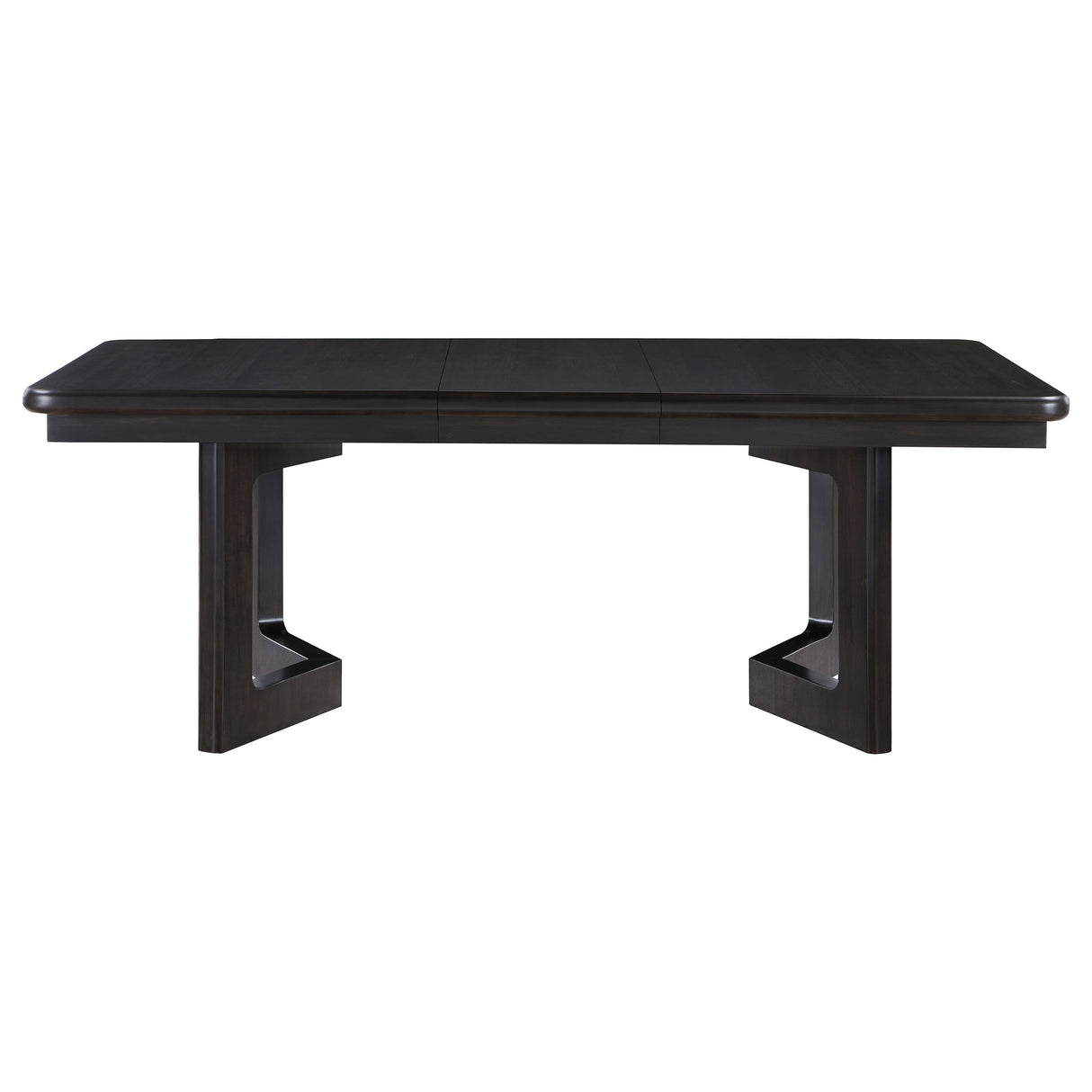 Hathaway Acacia Brown 84-Inch Extension Leaf Dining Table