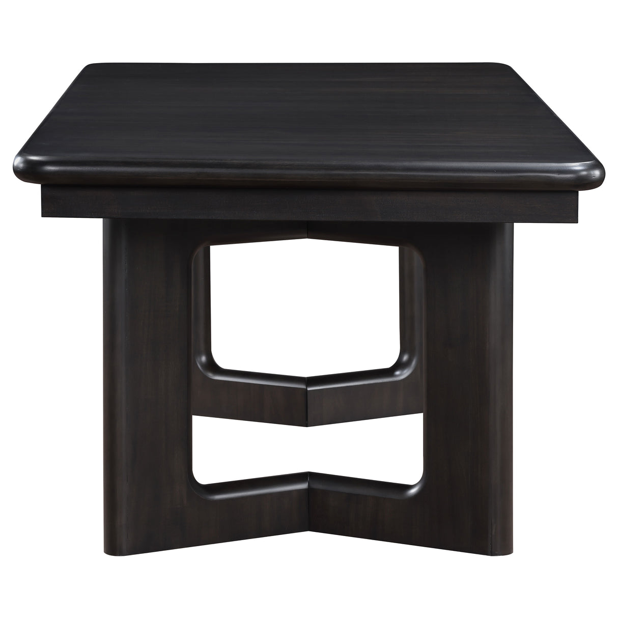 Hathaway Acacia Brown 84-Inch Extension Leaf Dining Table