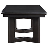 Hathaway Acacia Brown 84-Inch Extension Leaf Dining Table