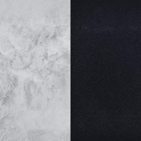 Dennison Grey Marble Rectangular 55-Inch Ceramic Top Dining Table