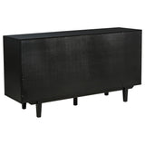 Middleton 4-door Sideboard Server with Dual Drawers Black