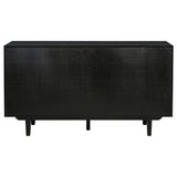 Middleton 4-door Sideboard Server with Dual Drawers Black