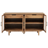 Middleton 4-door Sideboard Server with Dual Drawers Natural