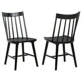 Middleton Solid Wood Dining Side Chair Black (Set of 2)