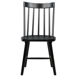 Middleton Solid Wood Dining Side Chair Black (Set of 2)
