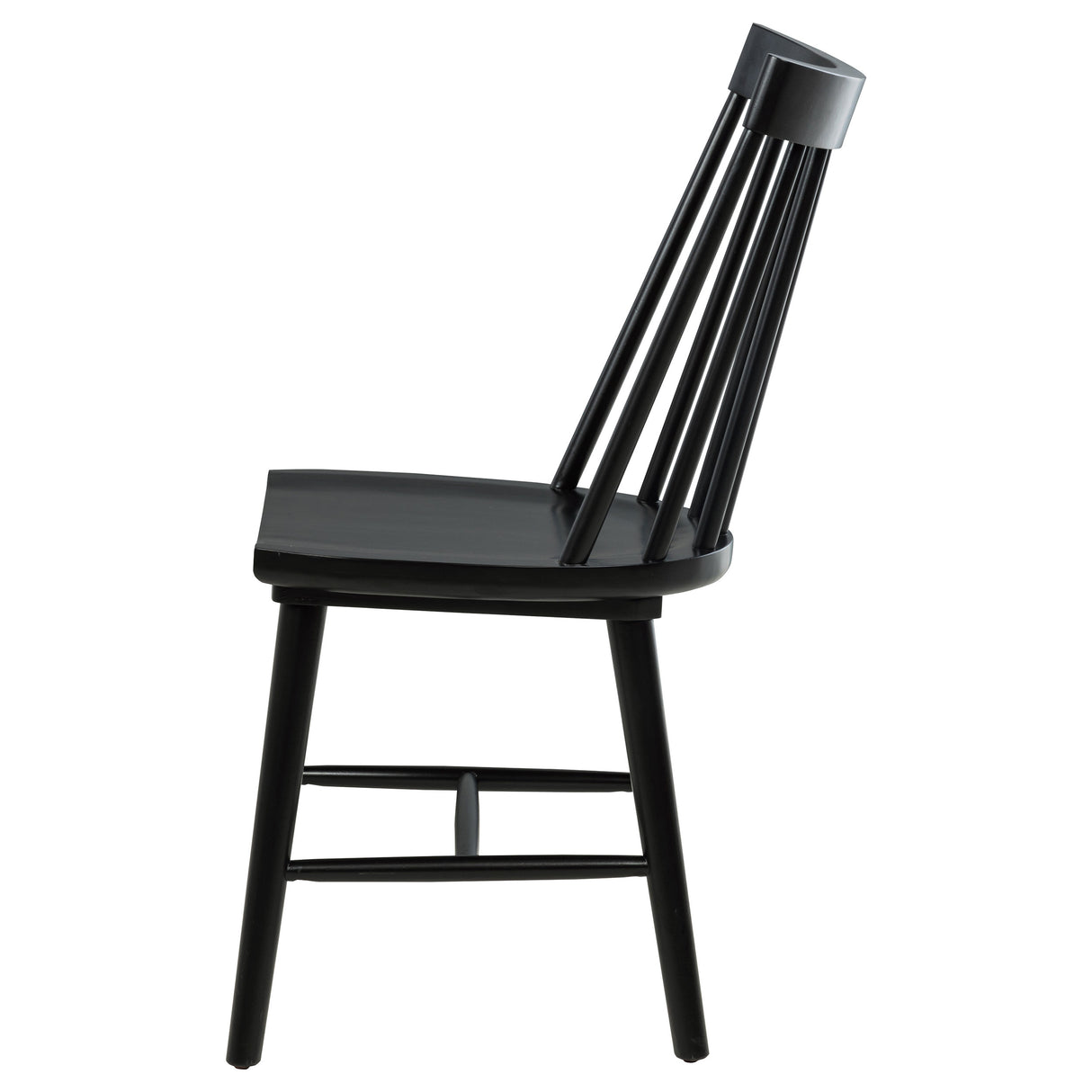 Middleton Solid Wood Dining Side Chair Black (Set of 2)