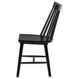 Middleton Solid Wood Dining Side Chair Black (Set of 2)
