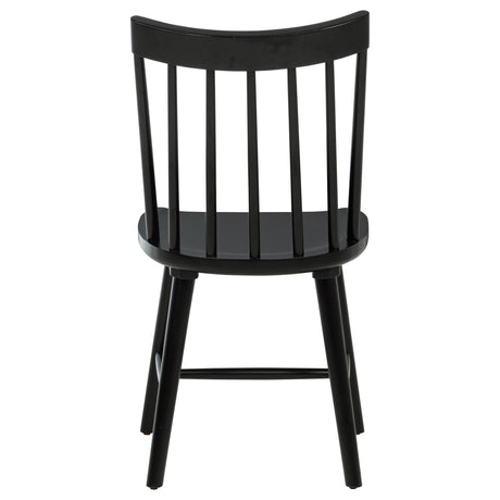 Middleton Solid Wood Dining Side Chair Black (Set of 2)