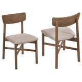 Parkridge Natural Walnut Dining Side Chair (Set Of 2)