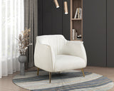 Rachael White Accent Chair