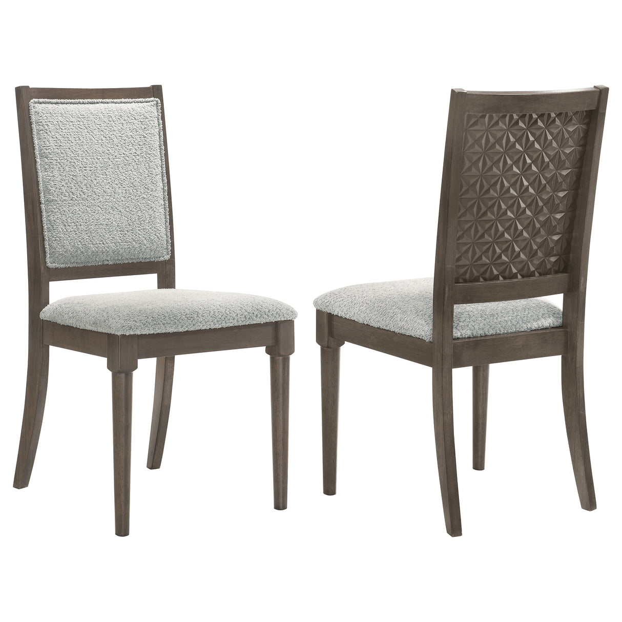 Onslow Dark Brown Upholstered Dining Side Chair (Set Of 2)