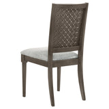 Onslow Dark Brown Upholstered Dining Side Chair (Set Of 2)
