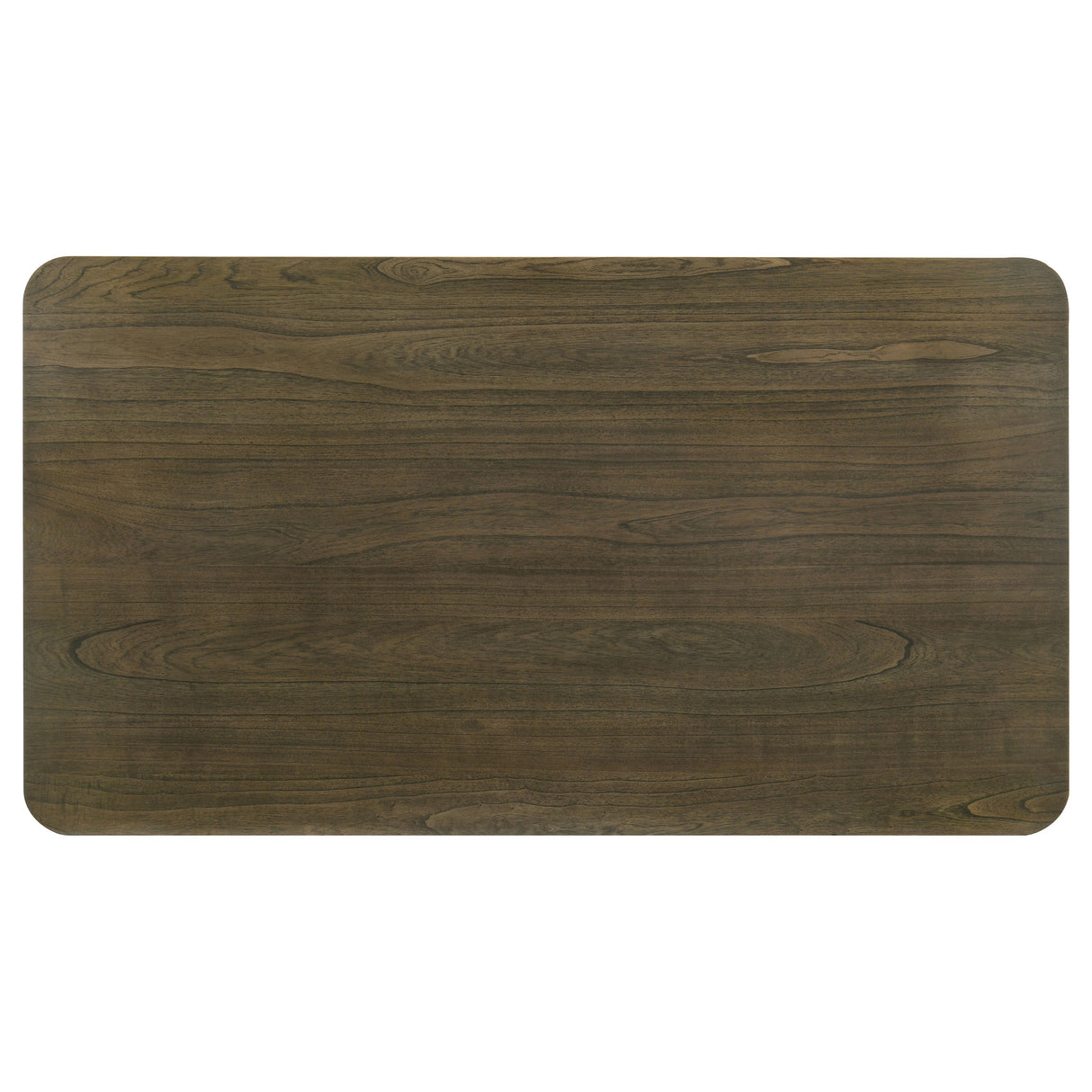 Biloxi Greyish / White 71-Inch Rectangular Wood Dining Table Brown