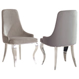 Antoine Upholstered Demi Arm Dining Chairs (Set Of 2)