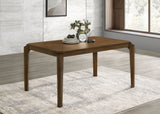 Almonte Dark Brown 59-Inch Rectangular Wood Dining Table