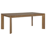 Bruner Natural Brown 72-Inch Rectangular Wood Dining Table