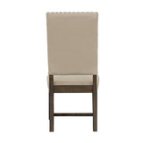 Twain Upholstered Side Chairs Beige (Set Of 2)