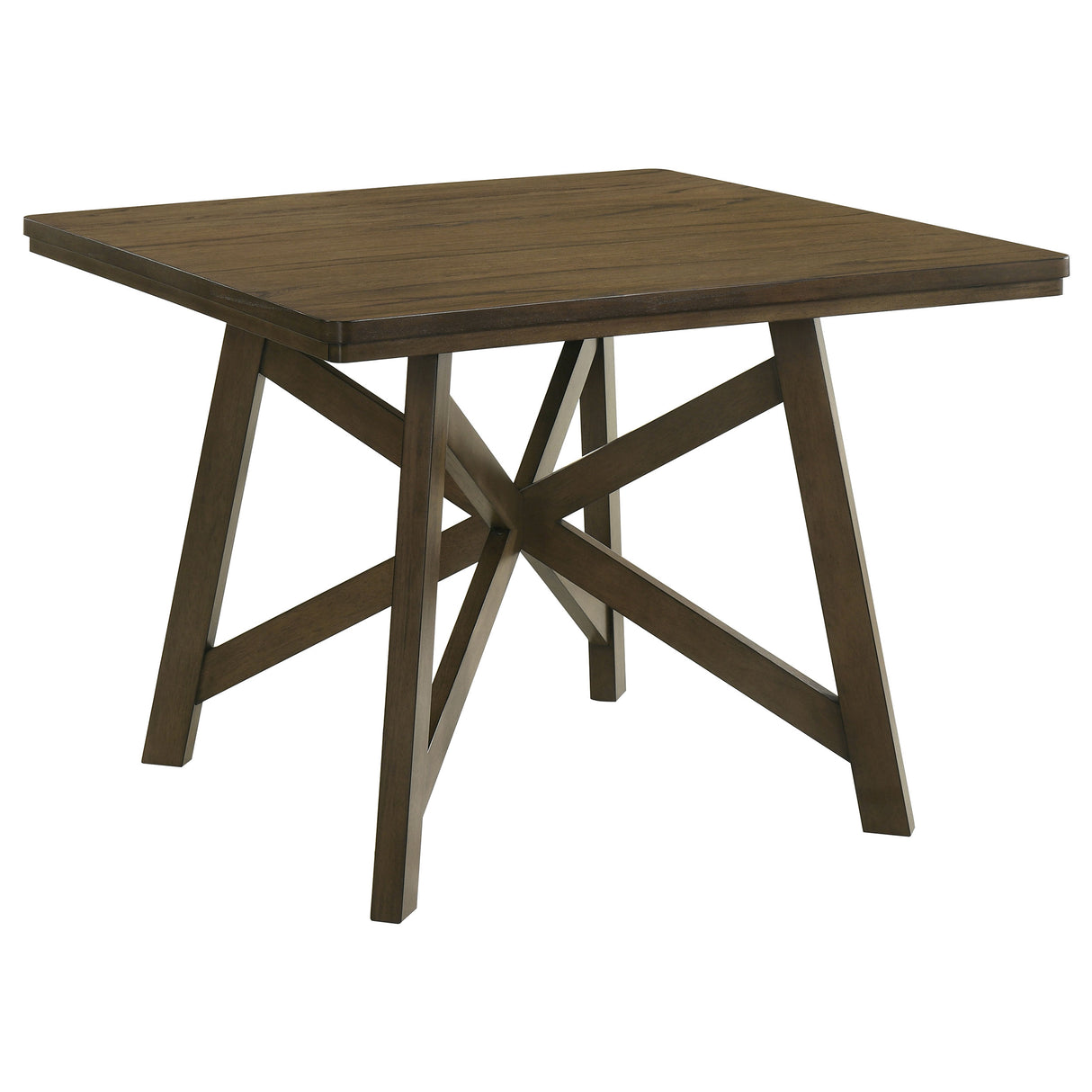 Canfield Brown 47-Inch Square Counter Height Dining Table