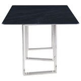 Desden Grey Marble 79-Inch Rectangular Sintered Stone Dining Table