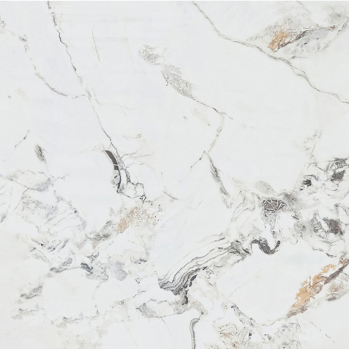 Carvell Mirage White Rectangular Sintered Stone Dining Table