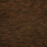 Landon Rich Brown 60-Inch Round Wood Pedestal Dining Table