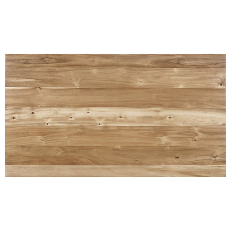 Nogales Coastal Grey 5-Piece Rectangular Dining Table Set